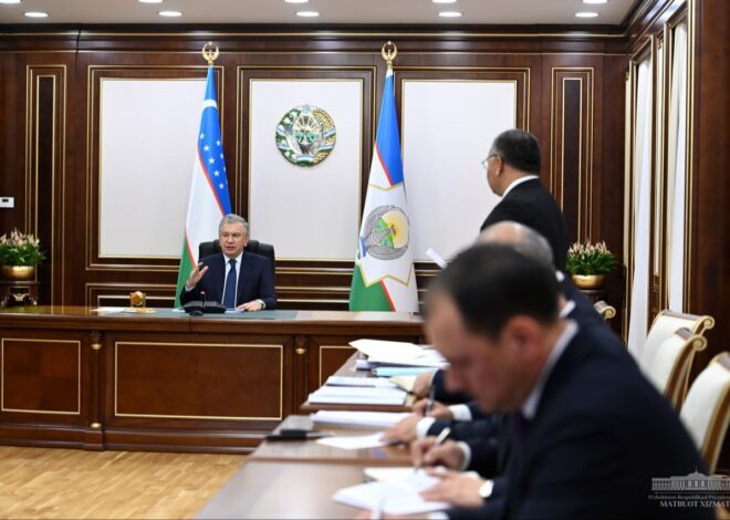 Prezident Shavkat Mirziyoyev 25-noyabr kúni azıq-awqat qáwipsizligin támiyinlew, paxta hám ǵálle ónimdarlıǵın arttırıw boyınsha usınıslardıń prezentaciyası menen tanıstı.