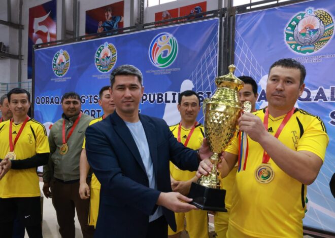 Búgin Nókis qalsı 1-sanlı sport mektebinde sporttıń Mini futbol túrinen “Qaraqalpaqstan Respublikası Sport ministri kubogı”nıń final basqıshı bolıp ótti.